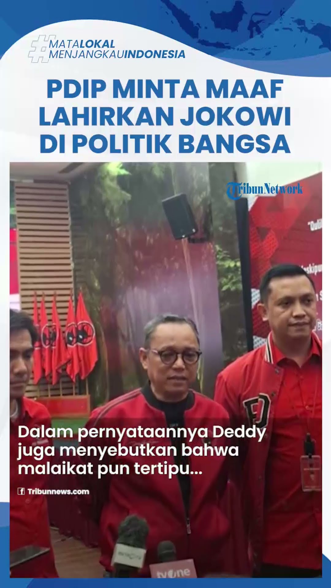 PDIP Minta Maaf Lahirkan Jokowi di Dunia Politik: Malaikat Pun Tertipu dengan Kelakuannya
