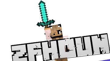 Minecraft intro template by me (software-blender)