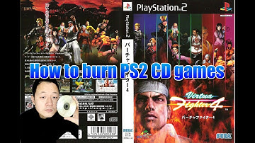 How to burn ps2 cd games