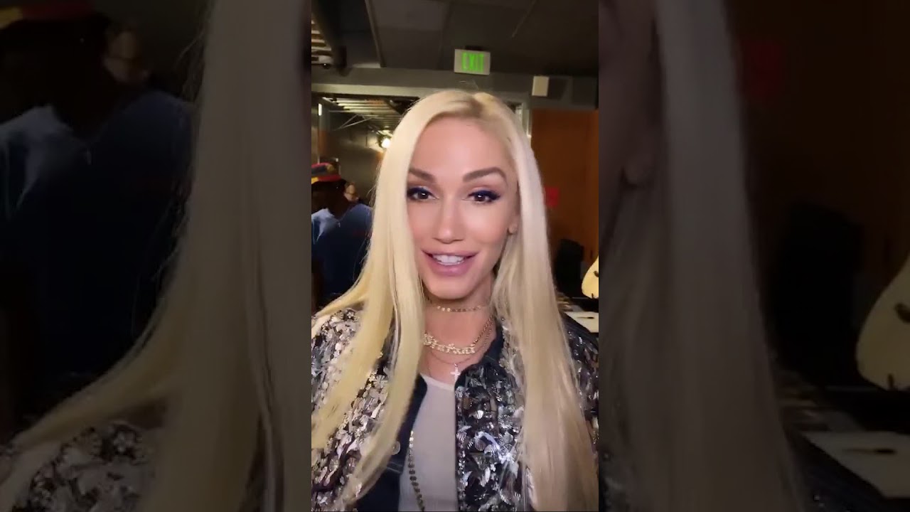 Gwen Stefani and Blake Sheldon rehearsing for Grammy's 2020 - Instagram Story