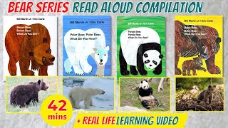 Brown Bear Brown Bear What Do You See? Read Aloud Book | Eric Carle Books for Toddlers Compilation