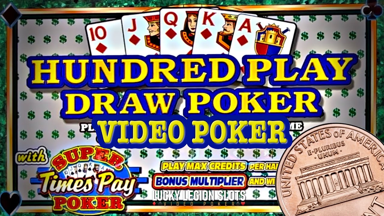 Playing Around With 50 And 100 HAND VIDEO POKER At Pennies SUPER TIMES Playing around with 50 and 100 hand video poker at pennies super times