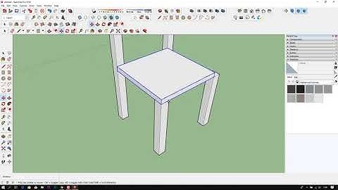 Tutorial Membuat Kursi Di Aplikasi SketchUp