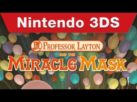 Nintendo 3DS - Professor Layton and The Miracle Mask Trailer