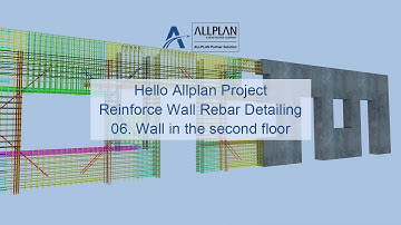 Hello Allplan! with ALLTO PythonParts - Wall Reinforcement | wall reinforcement in the second floor