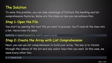 How to Efficiently Read Every Other Line from a Text File in Python and Populate an Array