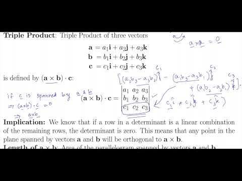 Vector Product, Triple