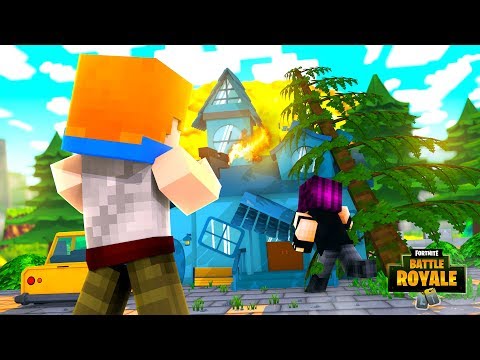 Minecraft Fortnite - DOUBLE ROCKET LAUNCHER! (Fortnite Battle Royale Mods)