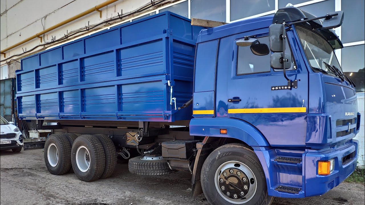 Установили кузов на КамАЗы 65115! - YouTube