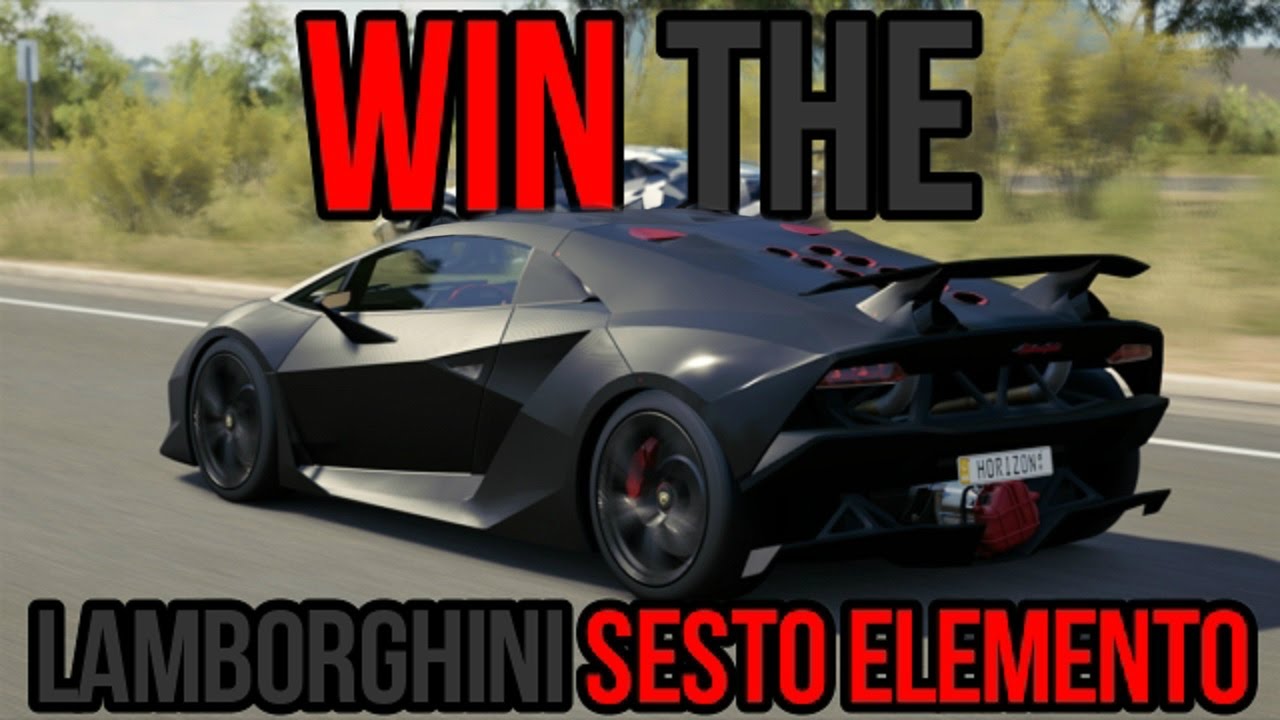 How To Win The Lamborghini Sesto Elemento In Forza Horizon 3 You How To Win The Lamborghini Sesto Elemento In Forza Horizon 3