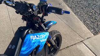 I Looped My Razor Dirt Bike QS120 and fell on my knees