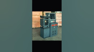 Electric computer compression testing machine