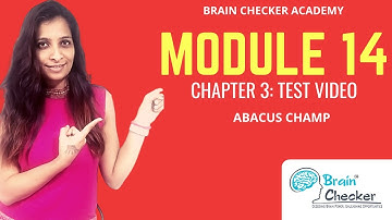Module-14 I Chapter-3 I Video-43: Abacus Big Brother -9 and -90 Rapid Oral Video [Soroban Method]