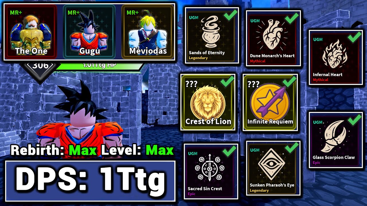 I unlocked everything & reached MAX DPS in the new 7 Deadly Sins