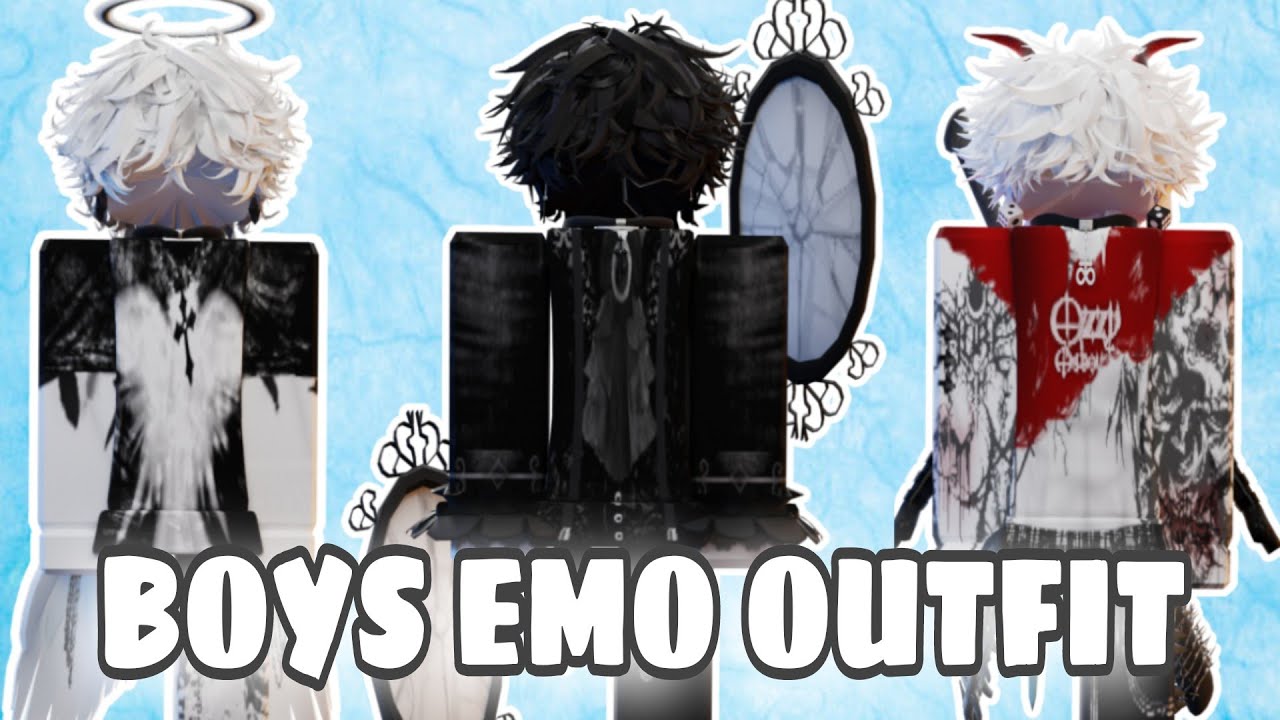 Boys emo outfit codes for bloxburg , berry avenue and hsl roblox