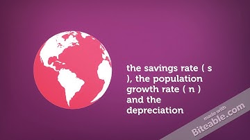 The neoclassical growth model