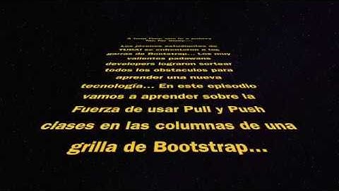 2017 - Bootstrap - Pull & Push