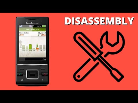 Video: Jak Rozebrat Sony Ericsson