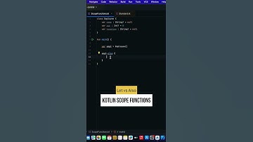 Kotlin scope functions #shorts #kotlin #androiddevelopment #coding