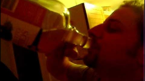 Ian Drinking Scrumpy Jack