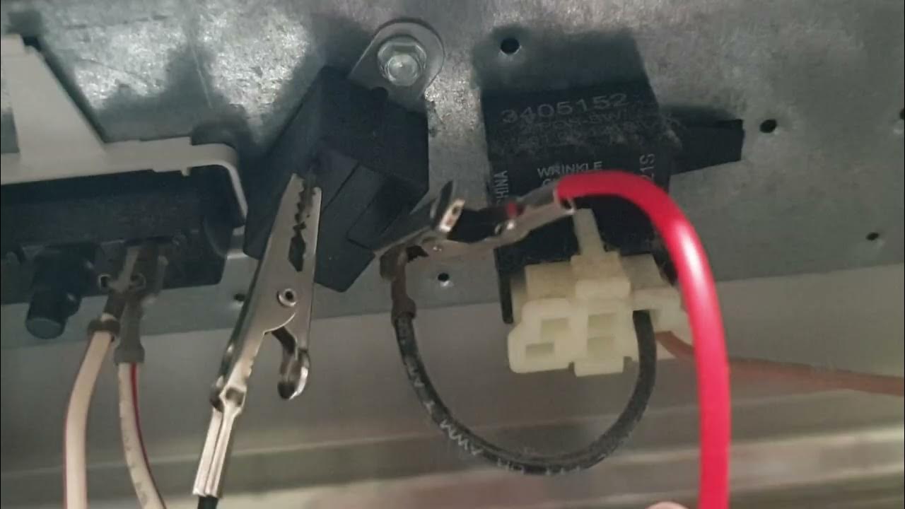 Amana Gas Dryer Model NGD4500VQ0 not starting - End Of Cycle Buzzer