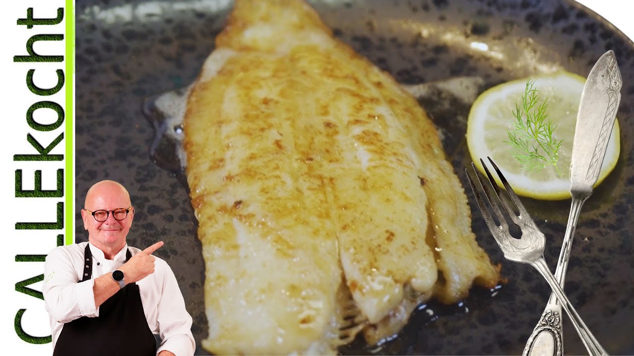 Seezunge richtig vorbereiten und goldbraun in Butter braten. Rezept ... Seezunge richtig vorbereiten und goldbraun in Butter braten. Rezept ...