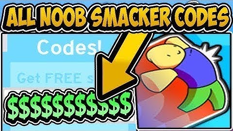 Roblox Code In Noob Smacker Simulator 2019