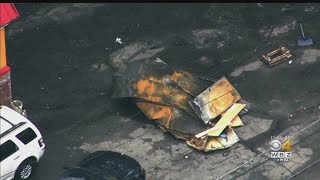 Fire Breaks Out At Used Car Dealership In Lawrence Overnight