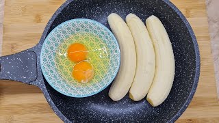 Just Add Eggs With Bananas Its So Delicious | Simple Breakfast Recipe