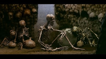 Skeletones scene in Blender EEVEE