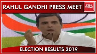 Rahul Gandhi Addresses Press Conference; Congratulates Modi And BJP | Results 2019