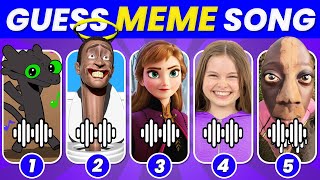 GUESS MEME & WHO'S SINGING 🎤🎵 🔥| Lay Lay,Salish Matter, Toothless, MrBeast, Tenge,Elsa, Cosita, Anna