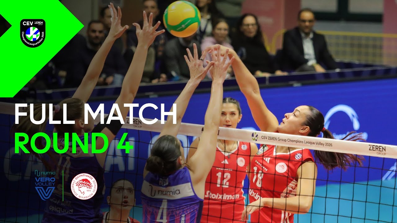 Full Match | Numia Vero Volley MILANO vs. Olympiacos PIRAEUS | CEV 