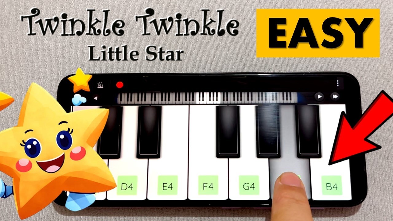 Twinkle Twinkle Little Star | Easy Piano Tutorial