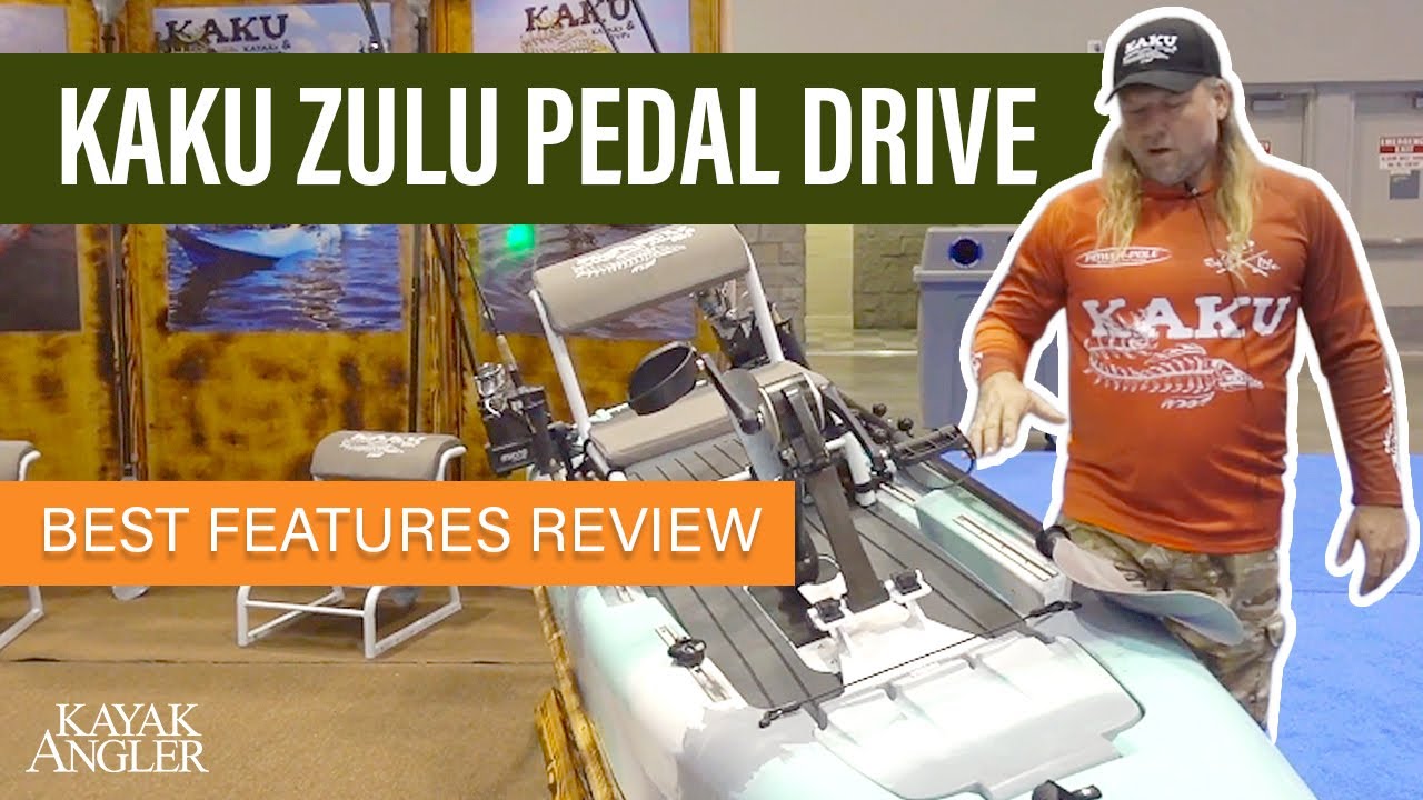 Kaku Zulu Pedal Drive 🎣 Fishing Kayak 📈 Specs & Features Review and Walk-Around 🏆