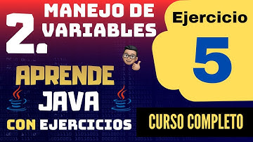 Tipos de Datos y Variables en Java - Ejercicio 5