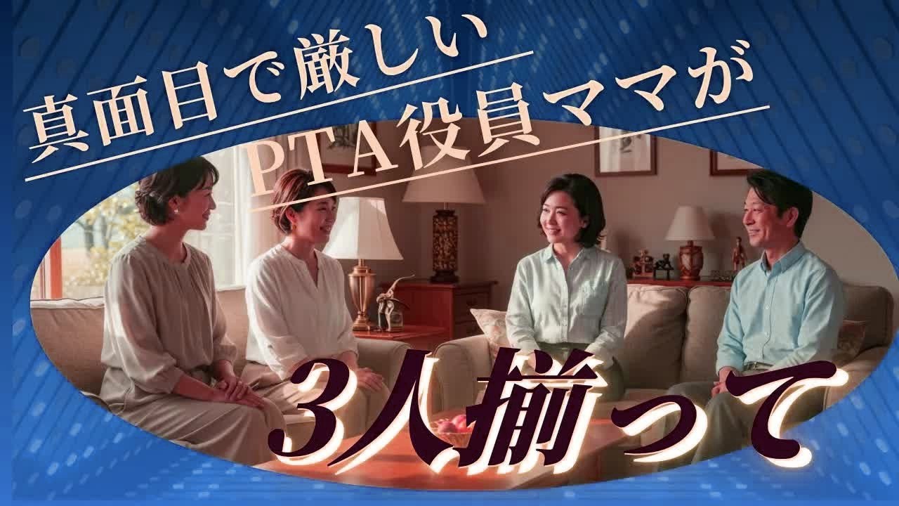 真面目で厳しいPTA役員のママたちが3人揃って   【朗読・小説】