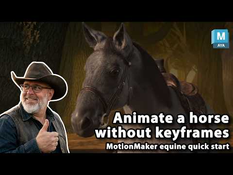 Animate a Horse Without Keyframing | MotionMaker Equine Quickstart