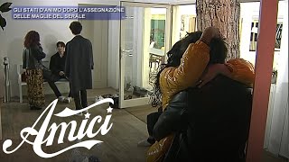 Amici 20 - Rosa e Deddy dopo l'assegnazione della maglia del Serale