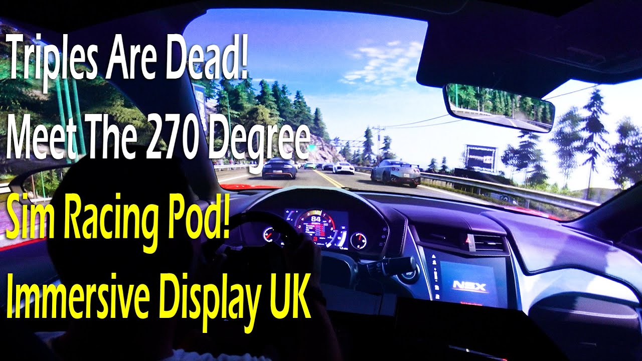Meet The 270 Degree Sim Racing Pod From Immersive Display UK! - YouTube