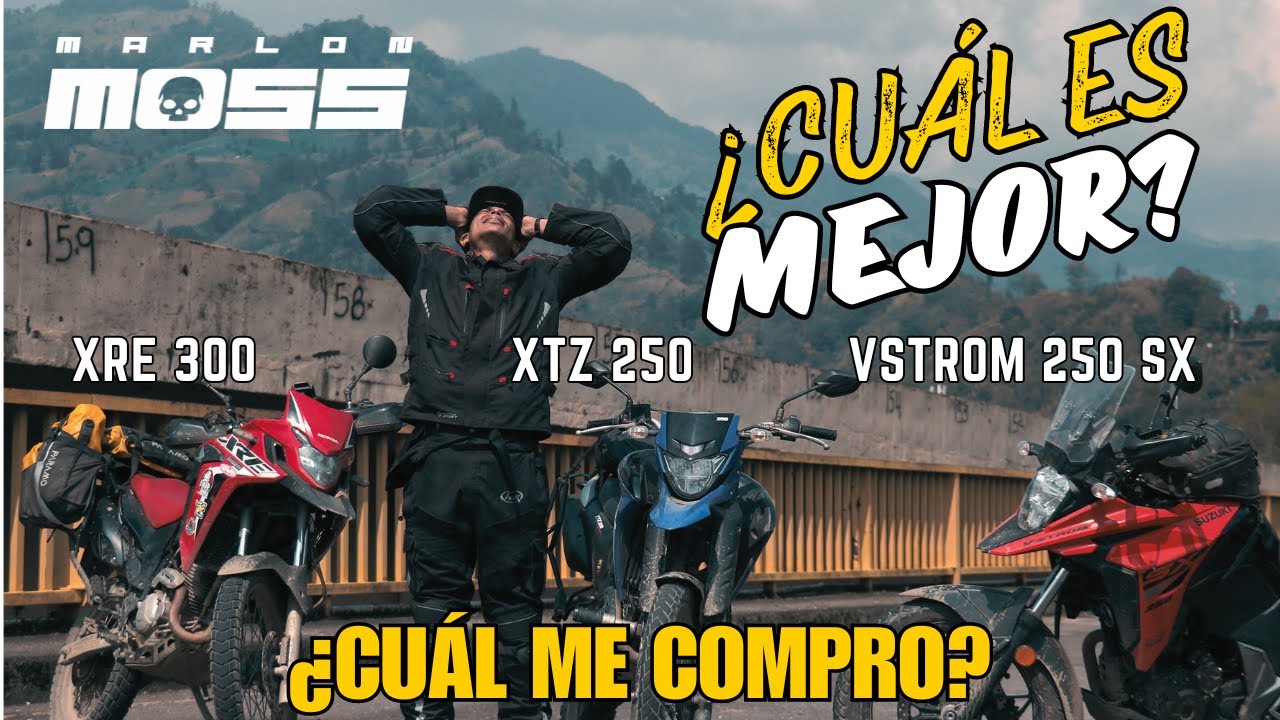 XRE 300 vs VSTROM 250 SX vs XTZ 250 COMPARATIVA  DEFINITIVA - Marlon Moss