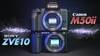 Sony ZVE10 Vs Canon M50 Mark ii // Which Camera Is Better?