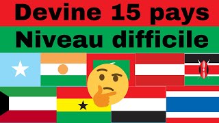 Devine les pays niveau difficile !!