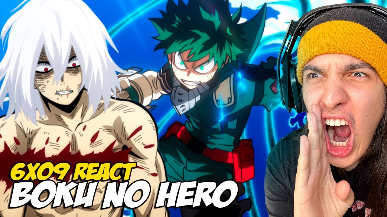 MIDORIYA VS SHIGARAKI | NOVA INDIVIDUALIDADE DO DEKU! - React Boku No Hero 6 ep 9