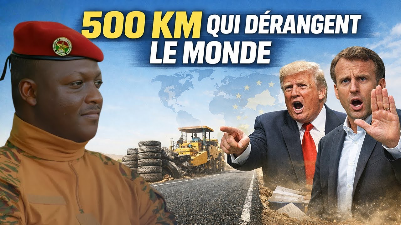 Ibrahim Traoré : 500 km de routes en pneus recyclés, le pari choc de l’Afrique