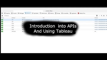 [2021] Introduction into APIs and Importing into Tableau