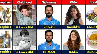 Comparison Virat Kohli Vs Rohit Sharma