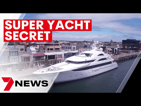 $110 million superyacht owned by us billionaire docks at port adelaide | 7news