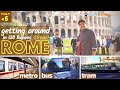 Rome: Public Transport for Tourists | tips and tricks