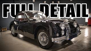 1955 JAGUAR XK 140 COUPE -EXTERIOR  DETAIL - ONE STEP Paint Correction